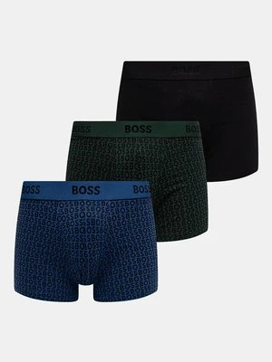 BOSS bokserki 3-pack męskie kolor czarny 50524595