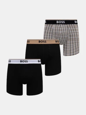 BOSS bokserki 3-pack męskie kolor czarny 50531685