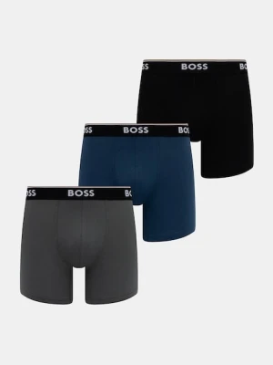 BOSS bokserki 3-pack męskie kolor czarny 50531691