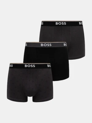 BOSS bokserki 3-pack męskie kolor czarny 50531701
