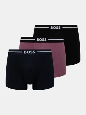 BOSS bokserki 3-pack męskie kolor czarny 50532453