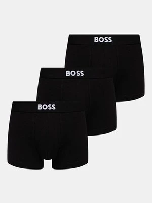 BOSS bokserki 3-pack BOSS One męskie kolor czarny 50544263