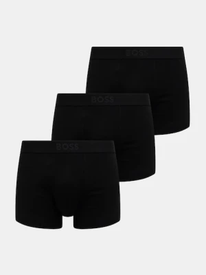 BOSS bokserki 3-pack męskie kolor czarny 50544263
