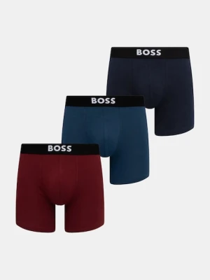 BOSS bokserki 3-pack męskie kolor czarny 50544272