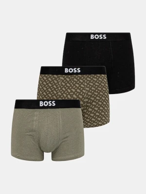 BOSS bokserki 3-pack męskie kolor czarny 50549832