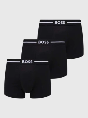 BOSS bokserki 3-pack męskie kolor czarny