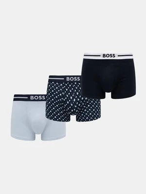 BOSS bokserki 3-pack męskie kolor granatowy 50531694