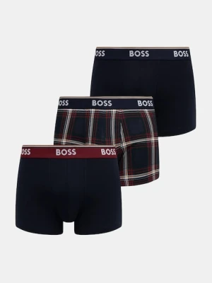 BOSS bokserki 3-pack męskie kolor granatowy 50531701