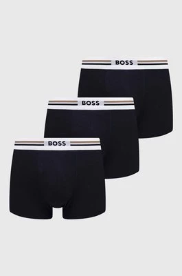 BOSS bokserki 3-pack męskie kolor granatowy 50492200