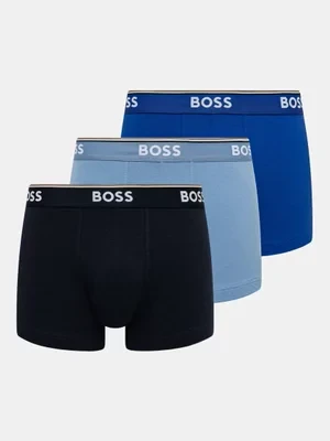 BOSS bokserki 3-pack męskie kolor niebieski 50531684