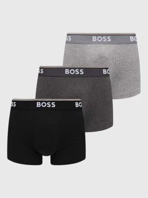 BOSS bokserki 3 - pack męskie kolor szary 50475274