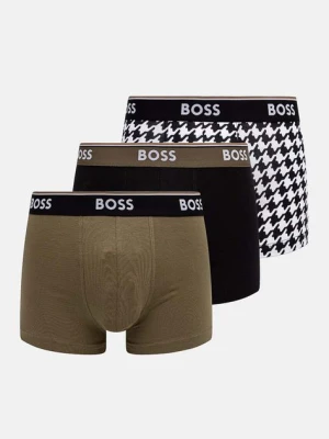 BOSS bokserki 3-pack męskie kolor zielony 50517829