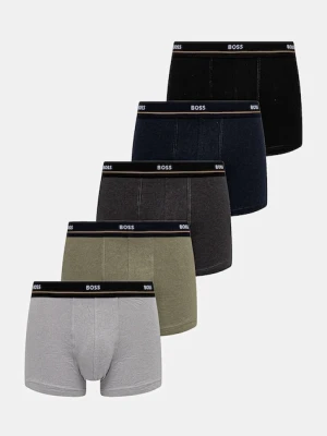 BOSS bokserki 5-pack męskie kolor czarny 50531660