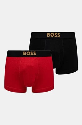 BOSS bokserki bawełniane 2-pack kolor czerwony 50524544