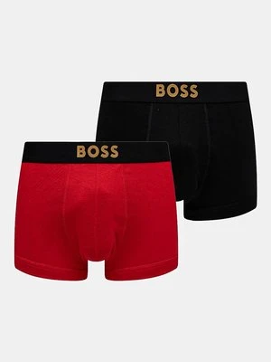 BOSS bokserki bawełniane 2-pack kolor czerwony 50524544