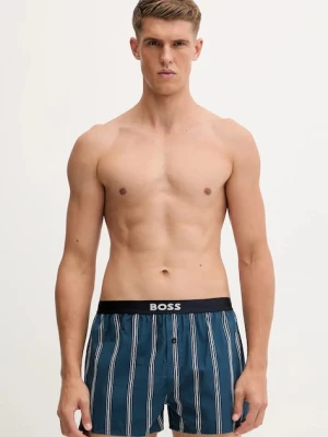 BOSS bokserki bawełniane 2-pack kolor niebieski 50535781