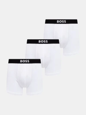 BOSS bokserki dopasowane męskie bawełniane z elastanem BoxerBr 3P BOSS ONE 3-pack