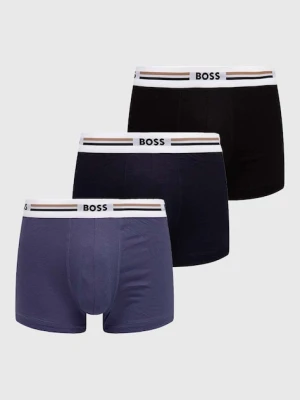 BOSS bokserki dopasowane męskie z wiskozą Trunk 3P Revive 3-pack
