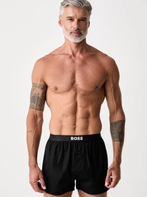 BOSS bokserki męskie bawełniane 2P Boxer Shorts EW 2-pack zielony