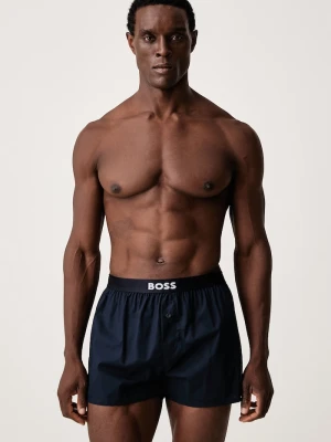 BOSS bokserki męskie bawełniane 2P Boxer Shorts EW 2-pack brązowy