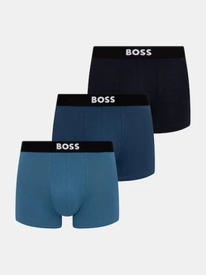 BOSS bokserki męskie bawełniane z elastanem Trunk 3P BOSS ONE 3-pack