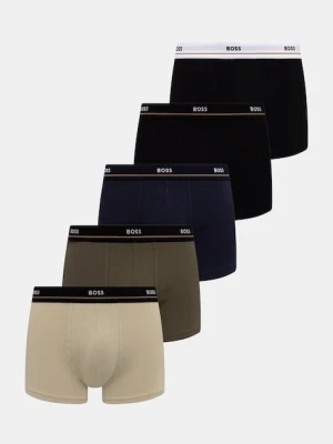 BOSS bokserki męskie bawełniane z elastanem Trunk 5P Essential 5-pack