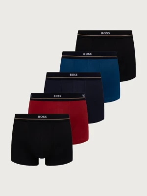 BOSS bokserki męskie bawełniane z elastanem Trunk 5P Essential 5-pack czarny