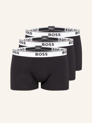 Boss Bokserki Power, 3 Szt. schwarz CZARNY