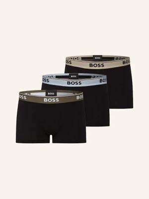 Boss Bokserki Power, 3 Szt. schwarz CZARNY