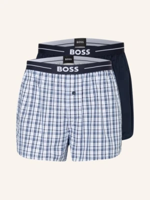 Boss Bokserki Tkane, 2 Szt. blau