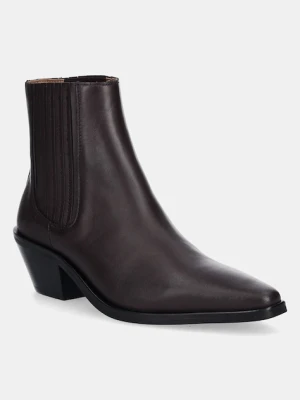 BOSS botki skórzane Niara