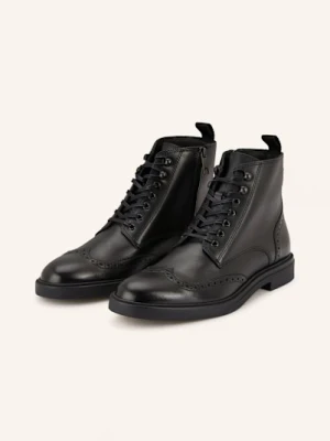 Boss Botki Sznurowane Calev schwarz
