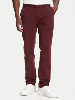 BOSS Chinosy 50510933 Bordowy Slim Fit