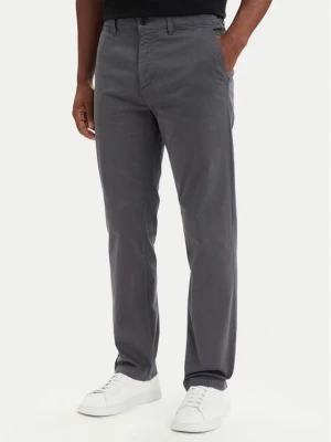 BOSS Chinosy 50534378 Szary ciemny Regular Fit