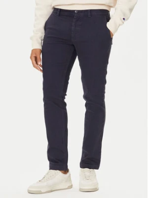 BOSS Chinosy 50547865 Granatowy Slim Fit