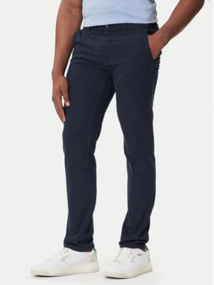 BOSS Chinosy 50548006 Granatowy Slim Fit