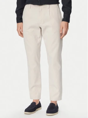 BOSS Chinosy 50559158 Beżowy jasny Tapered Fit