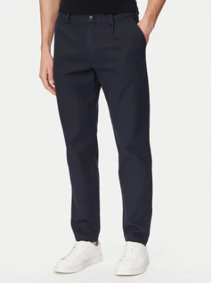 BOSS Chinosy 50559158 Granatowy Tapered Fit
