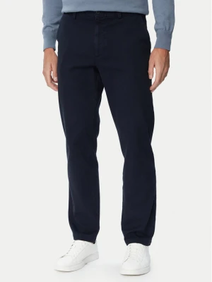 BOSS Chinosy 50578005 Granatowy Regular Fit