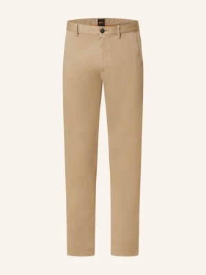 Boss Chinosy Chino Slim Fit beige JASNOBRĄZOWY