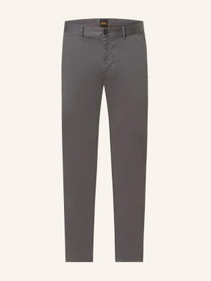 Boss Chinosy Chino Slim Fit grau CZIEMNOSZARY
