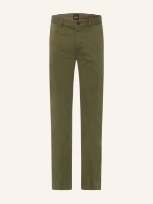 Boss Chinosy Chino Slim Fit gruen OLIWKOWY