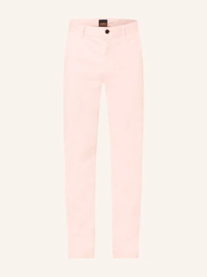 Boss Chinosy Chino Slim Fit rosa JASNORÓŻOWY
