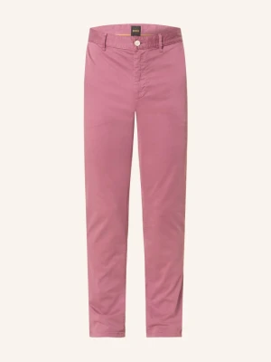 Boss Chinosy Chino Slim Fit rot BRUDNY RÓŻ