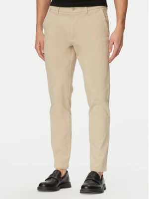 BOSS Chinosy H-Kaiton1 50543312 Beżowy Slim Fit