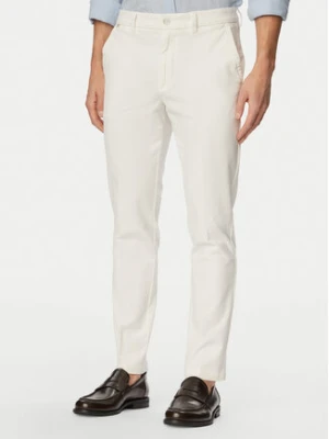 BOSS Chinosy H-Kaiton1 50543312 Biały Slim Fit