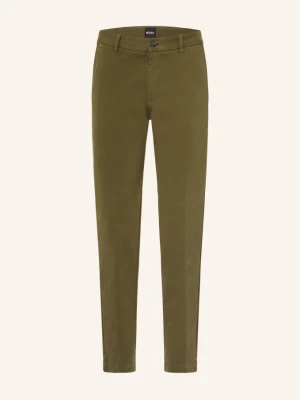 Boss Chinosy Kaiton Slim Fit gruen OLIWKOWY