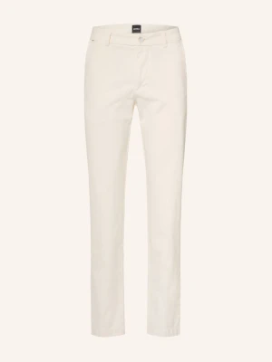 Boss Chinosy Kaiton Slim Fit weiss KREMOWY