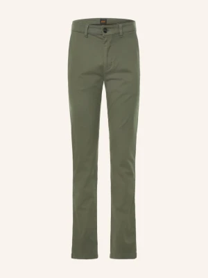 Boss Chinosy O Kroju Slim Fit gruen ZIELONY