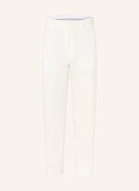 Boss Chinosy Perin Tapered Fit weiss
